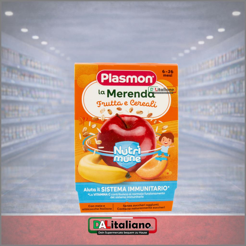 Merenda - Frutta & Cereali - Plasmon - 2 × 120 g