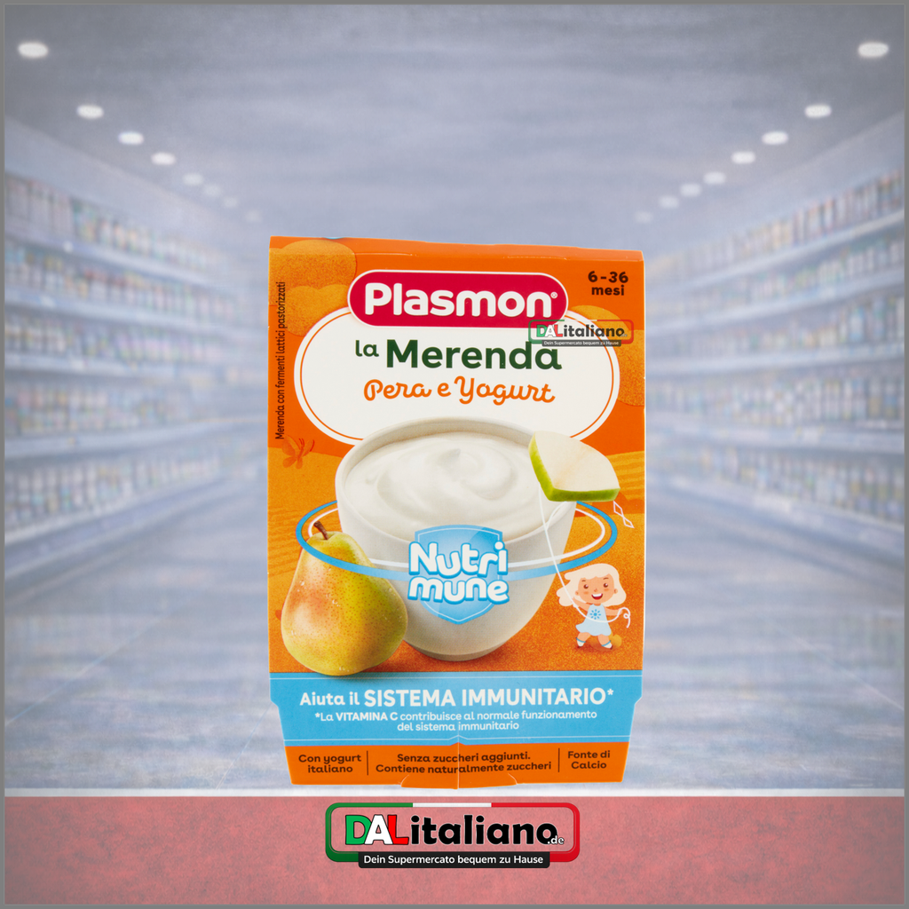 Merenda - Yogurt & Pera - Plasmon - 2 × 120 g