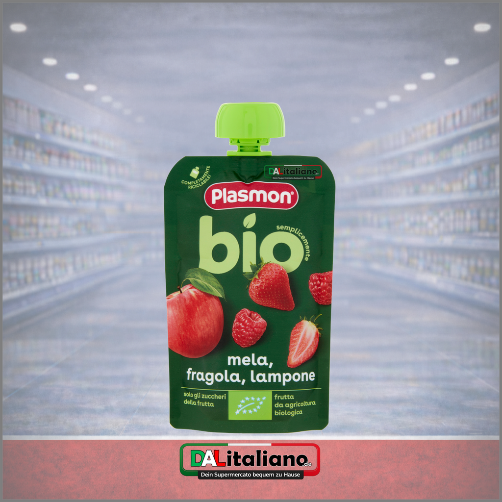 Pouch - Mela & Fragola Bio - Plasmon - 100 g